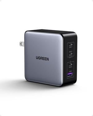160W USB C Charger Nexode X, PD 3.1 4-Port GaN Charger 140W Laptop Charger Foldable Fast Charging Block for MacBook Pro,  XPS, iPhone 16/15, iPad Pro, Galaxy S24/S23, Pixel 8, Steam Deck