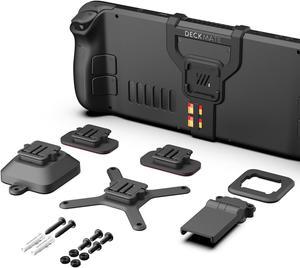 Deckmate 7-in-1 Bundle | Steam Deck Kickstand, Battery, SSD, VESA & Wall Mounting Kit | Mount Anything to Your LCD or OLED Steam Deck & It to Anything | Case Friendly Steam Deck Accessories