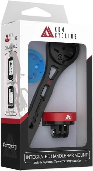 Cycling Integrated Handlebar Mount Wahoo Mount for Integrated Handlebars Made with CNC Alumninumn fits Bars Such as Shimano, FSA, Canyon, Ritchey, and Many Others! (Mount with GoPro Adapter)