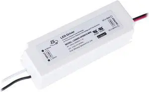Dimmable LED Driver 12V 60 Watts Electric Transformer IP67 Triac Dimming LED Power Supply 110V to 12V DC 5Amps 60W Small LED Driver Waterproof Low Voltage