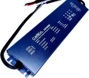 Dimmable LED Driver 24V 300W IP67 Ultra Slim 0.8in UL Listed Compatible with Lutron and Leviton Dimmer,Transformer for LED Lights,Power Supply 5in1 Triac/0-10V/1-10V/Potentiometer/10V PWM