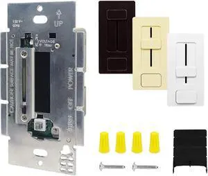 LED Driver and Dimmer Switch Single Integrated Unit, EZDim 120V AC  12 V DC 60Watt Wall Dimmer Switch with Most Solid Color 12V DC Tape Lights