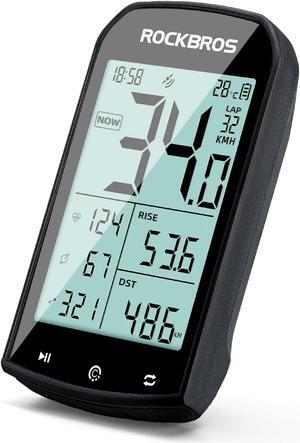 Bike Computer Wireless Cycling Computers ANT+ Bluetooth Bike Speedometer Odometer Bicycle Computer with Speed Cadence Sensor for Riding Cycling Waterproof 2.9inch LCD Screen