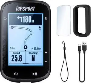 BSC200 Bike Computer Wireless, 2.5 Inch ANT+ Cycling Speedometer and Odometer GPS with Bluetooth, Type-C Charging and Automatic Backlight, IPX7 Waterproof Fits All Electric Bicycle