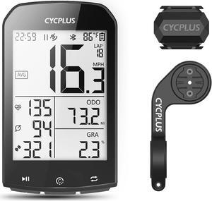Bike Computer GPS Wireless, ANT+ Cycling Computer GPS with Bluetooth, Multifunctional ANT+ Bicycle Computer GPS with 2.9 LCD Screen, Bike Speedometer with Auto Backlight IPX6