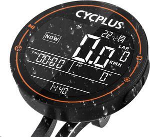 Bike Computer Wireless GPS Accurate Bike Speedometer with Bluetooth Mini Cycling Computer IPX6 Waterproof ANT+ Bicycle Odometer with Automatic Backlight 2.5" LCD Screen and Larger Battery
