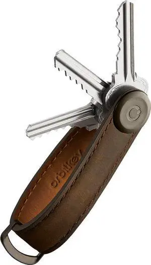 Crazy Horse Leather Key Organizer | Quiet Profile | Holds up to 7 Keys