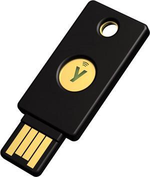 YubiKey 5 NFC - Two-Factor authentication (2FA) Security Key, Connect via USB-A or NFC, FIDO Certified - Protect Your Online Accounts