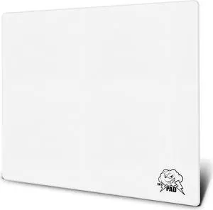 Glass 3.0 XL Gaming Mouse Pad with Cloud Logo | Professional Large Mouse Mat | 400 x 500 mm | White | Special Glass Surface with Improved Precision and Speed