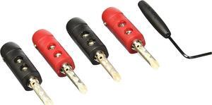 SureGrip 300 BFA Silver (2 pairs) Banana Plugs