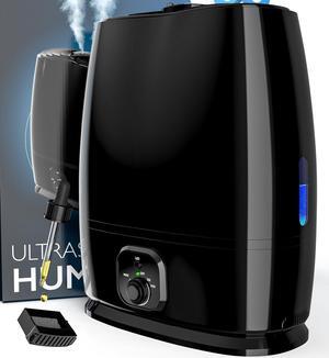 Comfort Cool Mist Humidifiers for Bedroom 6L - Humidifier Large Room No-Filter, Quiet Air Humidifier for Plants, Baby, Allergies, Dry Skin, Congestion, 50 Hr Run Time, Easy Clean