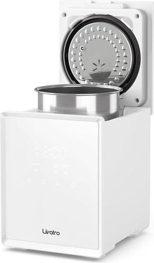 Stainless Steel Humidifier, 3L Warm Mist Humidifier, Easy Clean with Warm Steam Humidifier, Healthy Air Mist Humidifiers for Bedroom Living Room, with Sleep Mode and Auto-off Setting