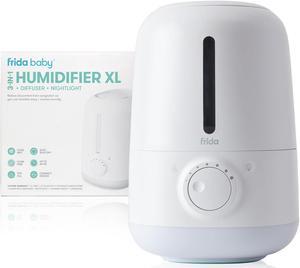 Baby 3-in-1 XL Top Fill Humidifier for Bedroom, 6L Tank Cool Mist Humidifier for Large Rooms + Diffuser, Nightlight, Auto Shut-Off, Quiet, Carry Handle, Night Light, Essential Oil Diffuser