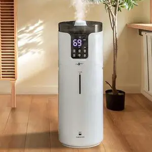 Humidifiers for Home Large Room Wholehouse Humidifier 2000 sq. ft 4.2 Gal 16L Floor Humidifier 360° Nozzles Cool Mist Ultrasonic Humidifier Output Top Fill Tower Humidifier for Home Office