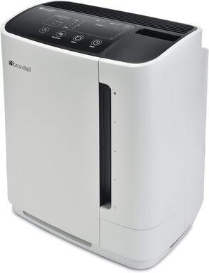Air Purifier O2+ Revive Air Purification System with Humidifier -Odor Eliminator - Dual True HEPA Air Washer for Dust, Mold, Smoke, Off-Gassing, and Pets (White)