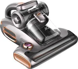 T600 Bed Vacuum Cleaner with UV-C Light, 15Kpa Suction 700W Powerful Double Cup Handheld Vacuums, Mattress Vacuum Cleaner with Smart Dust Sensor, Ultrasonic & Heating Tech, HEPA Filter - Corded