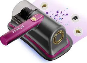 Bed Vacuum Cleaner-6600mAh Wireless Handheld UV Mattress Vacuum Cleaner,Lightweight Two Speeds Cleaner Machine for Bed,Sofas,Pillow