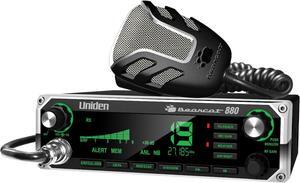 BEARCAT 880 CB Radio with 40 Channels and Large Easy-to-Read 7-Color LCD Display with Backlighting, Backlit Control Knobs/Buttons, NOAA Weather Alert, PA/CB Switch, and Wireless Mic Compatible