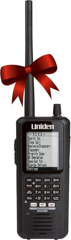 BCD436HP HomePatrol Series Digital Handheld Scanner. TrunkTracker V, Simple Programming, S.A.M.E. Emergency/Weather Alert, Covers USA and Canada