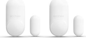 ecobee Smart Sensor for Doors & Windows 2 Pack - Wifi Contact Sensor for Home Security, Energy Savings - Compatible with Smart Thermostats - Temperature sensor, white