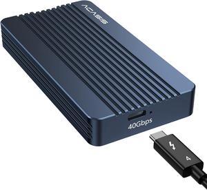 ACASIS 40Gbps M.2 NVMe SSD Enclosure, TBU 405 for M1 M2 Pro/Max, Compatible with USB4/3.2/3.1/3.0/2.0, Support SSD Size 2280 B+M M-Key