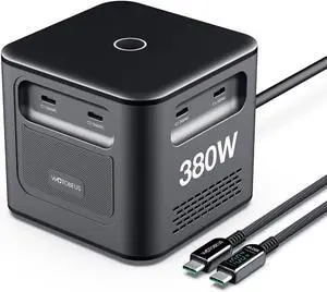 USB C Charging Station, 380W 8-Port (6C+2A) GaN Type C Charger Block, PD3.1/140W PD3.0/100W PPS45W USB-C Super Fast Laptops Desktop Charger, Fit for iPhone 16 15 iPad MacBook Pro Galaxy S24