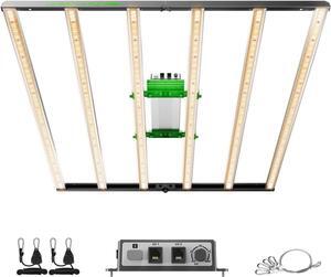 FC-E6500 Foldable LED Grow Light 5x5ft 730Watt, Full Spectrum Grow Light Bar Commercial Plant Growing Lamp for Vertical Farming