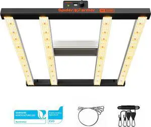 SE3000 LED Grow Lights 300W  LM301H EVO Diodes, 3x3ft Coverage Bar Style Grow Light Full Spectrum Digital Dimming Screen Dimmable Grow Lamp for Indoor Plants