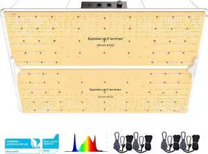 SF4000,  LM301H EVO Led Grow Light, Full Spectrum Plant Grow Light, 450W Dimmable & High Efficiency & Deeper Penetration Commercial Lamps for Seedling Veg & Bloom In 4x4 Grow Tent