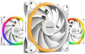 Light Wings White 120mm PWM Triple Pack High Speed Premium ARGB Low Noise Cooling Fan | 4-Pin | BL101