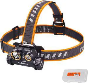 HM65R Headlamp, 1400 Lumen USB-C Rechargeable Spot and Flood Dual Beam with LumenTac Organizer