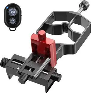 Universal Phone Scope Digiscoping Adapter|High-Precision XYZ Metal Telescope Mount 3-Axis Smartphone Holder for Spotting Scope Monocular Binos|Fits All Cell Phone Camera/Max 2.4" Eyepiece