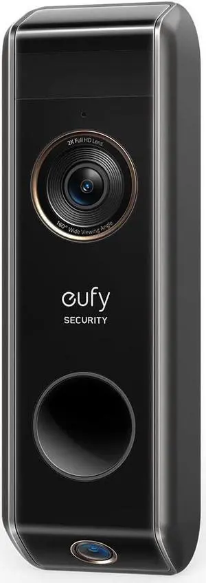 eufy Security Video Doorbell S330, 2K HD Video Doorbell, HD Security Camera, Battery-Powered Add-On, Dual Motion Detection, Package Detection, Family Recognition, No Monthly Fee, Motion Alerts