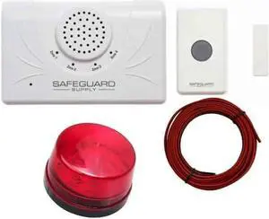 Supply Warehouse Doorbell WDK ERA STROBE- Commercial Wireless Doorbell System with Flashing Strobe Light for Noisy & Hearing Impaired Environments - Manufacturing