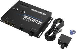Digital Bass Restoration Control Processor, Car Audio Bass Booster Enhancer with Wired Remote Control (Black)