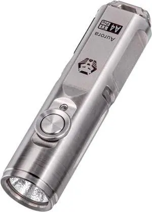 A4 Pro Titanium Keychain Flashlight, Super Bright 650 Lumens Titanium Flashlight Powered by Rechargeable Battery, Premium EDC Flashlight for Household, Outdoor, and Festivals