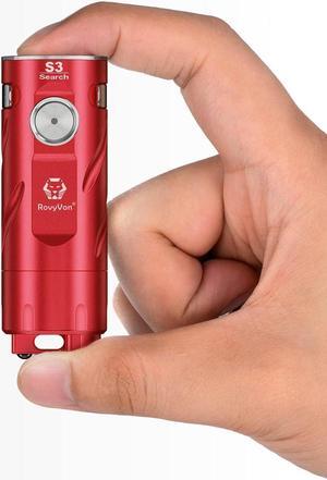 S3 EDC Flashlight,1800 Lumen High Lumens Mini Pocket Flashlight, USB-C Rechargeable EDC Keychain Flashlight