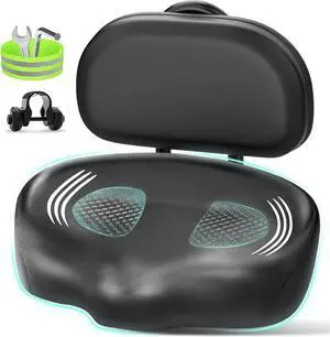 Oversized Bike Seat, Bicycle Seat for Women Men Extra Comfort Wide, Comfortable Universal Fit for Peloton Bikes, Exercise Stationary Mountain Bike Seats Cushion