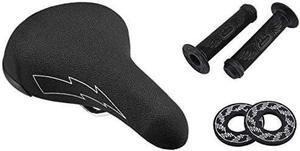 Bikes Flyer Seat Bundle 3 Items: SE Flyer Seat with SE Wing Grips with SE Wing Donuts
