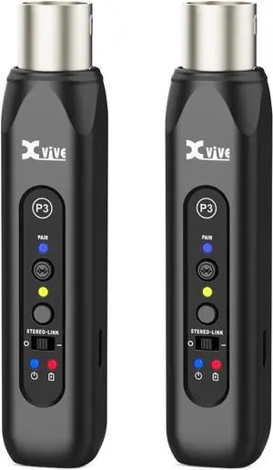 P3D Wireless XLR Bluetooth Receiver Bluetooth for Mixer, Active PA Systems,DJ Systems
