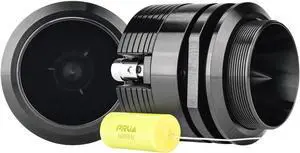 2X TW400Ti-Nd-4 v2 Bullet Super Tweeter 1" Exit Neodymium 120 Watts Max Power 4 Ohm 1 Inch Voice Coil - New Version More Compact and Improved Design for Pro Audio (2 Tweeters)
