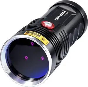 Blacklight UV Flashlight 365nm Woods lamp, Powerful USB Rechargeable 36W LED Ultraviolet Black Light - Pet Urine Detector - Fluorescent Mineral, Scorpions, Leak Detection - Resin Curing