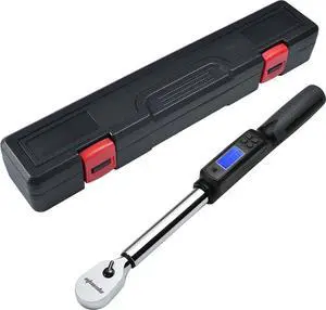 1/2-Inch Digital Torque Wrench, 19.9-154.8 lb-ft, Rotatable Display, Accurate, Easy to Use