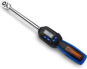 1/2 inch Digital Torque Wrench, 5-99.5 ft-lbs (6.8-135 N-m) Torque Range, Sequential LED and Buzzer, Calibrated (WSP4-135CN)