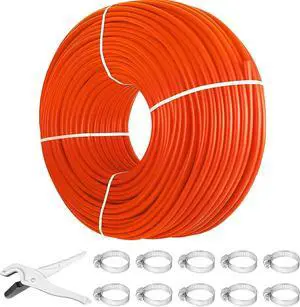 Oxygen-Barrier PEX Tubing 1000Ft PEX Tubing Pipe 1/2" PEX Radiant Heat Floor Heating Plumbing Cold and Hot Water Tubing
