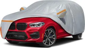 Car Cover for 2003-2025 BMW X3/X3 M, Waterproof Custom-fit All Weather Sun Rain UV Dust Snow Protection Outdoor Full X3 Car Cover with Door Zipper and Cotton Lining-Gray Car Cover for 2003-2025 BMW X3/X3 M, Waterproof Custom-fit All Weather Sun Rain UV Dust Snow Protection Outdoor Full X3 Car Cover with Door Zipper and Cotton Lining-Gray