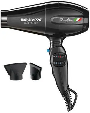 Nano Titanium Italian Portofino Hair Dryer - Professional 2000 Watt Blow Dryer