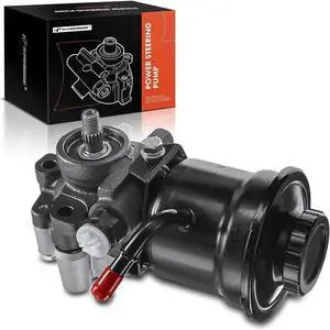 Power Steering Pump, with Reservoir, Compatible with Toyota Tacoma 1996-2001, 4Runner 1996-2000, 2.4L 2.7L Gas, Replace # 6099PR, 44320-60260