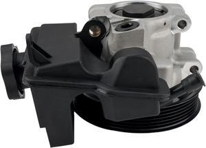 Power Steering Pump Fit for 2006-2011 Ford Focus | 2010-2011 Ford Transit Connect, with Reservoir & Pulley Replace# 20-326 6S4Z3A674A 7S4Z3A674A