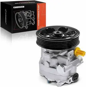 Power Steering Pump, with Pulley, Compatible with Subaru Forester 2009-2010, Impreza 2008-2012, 2.0L 2.5L, Naturally Aspirated, Replace # 34430FG011, AA121331